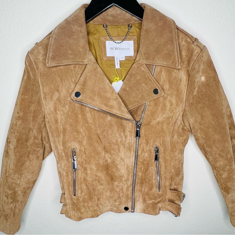 BCBGeneration Leather Motorcycle Jacket (New with Tags)